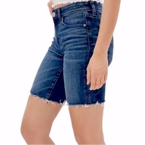 AMERICAN EAGLE➕Dark Stretch Denim Bermuda